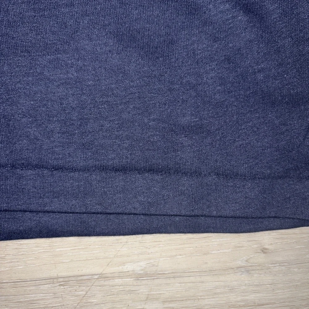 Vintage 1980s Adidas T Shirt Men's Medium Navy Blue Single Stitch